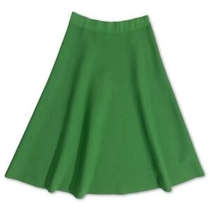 Junees Modest Skirt Green A Line Midi Retro Midcentury Vibe Business Casual